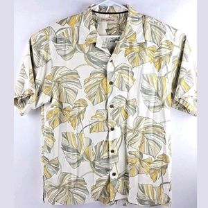 Tommy Bahama Shirt Short Sleeve Tropical / L